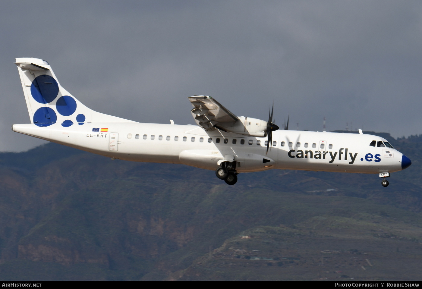 Aircraft Photo of EC-KRY | ATR ATR-72-500 (ATR-72-212A) | Canaryfly | AirHistory.net #301709