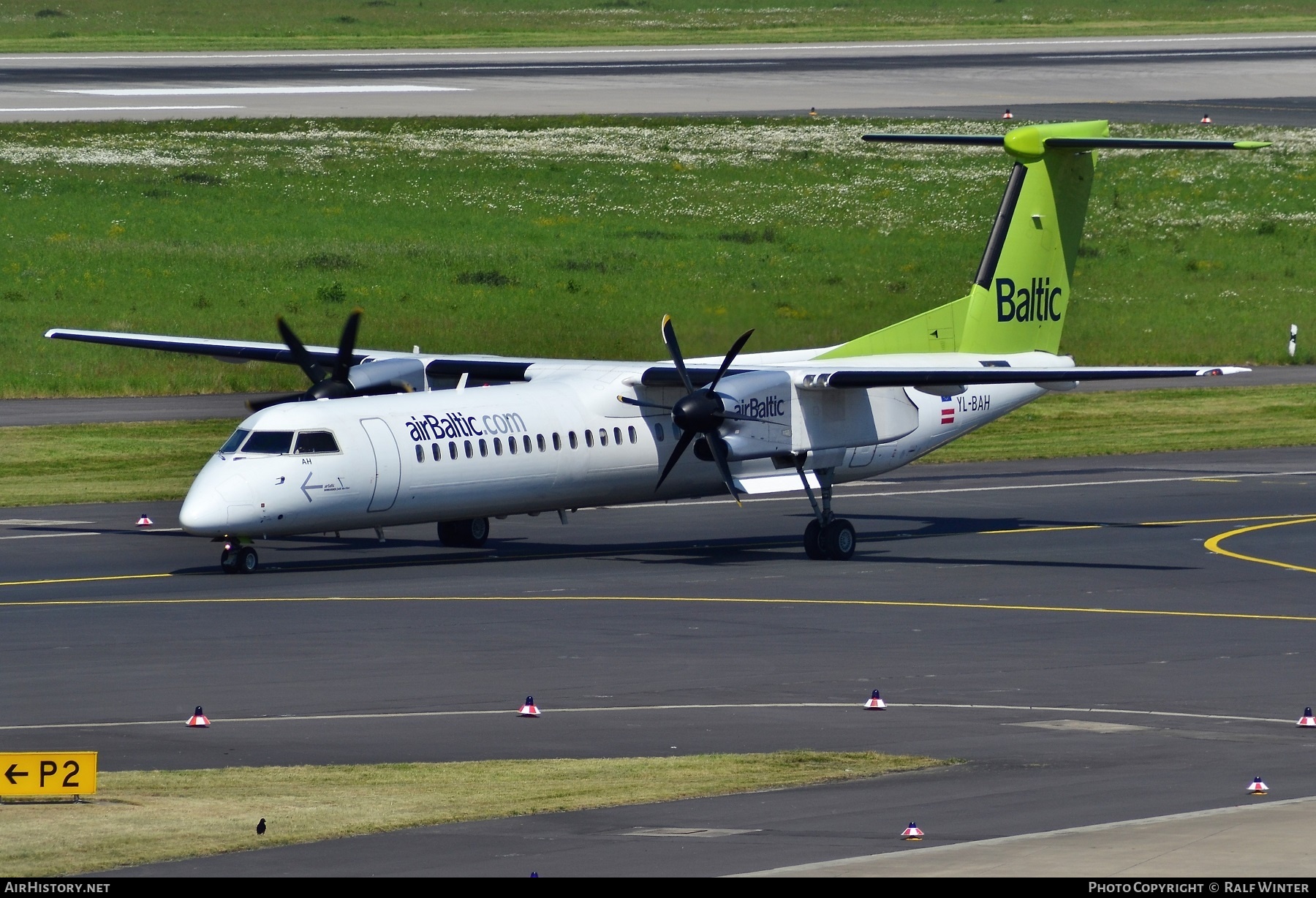 Aircraft Photo of YL-BAH | Bombardier DHC-8-402 Dash 8 | AirBaltic | AirHistory.net #301731