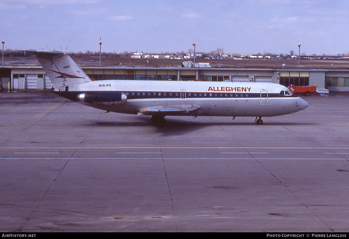 Aircraft Photo of N1548 | BAC 111-203AE One-Eleven | Allegheny Airlines | AirHistory.net #301740