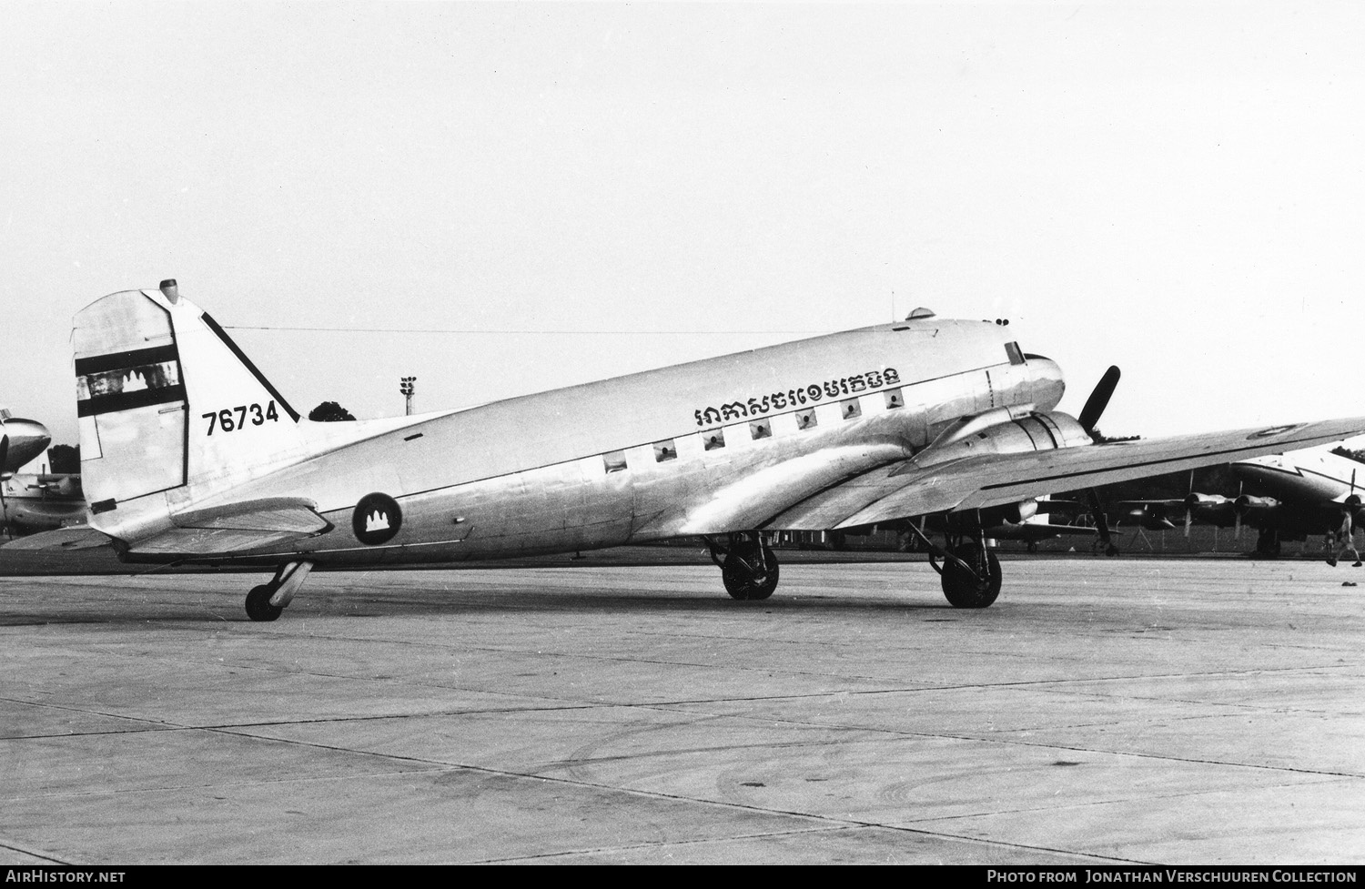 Aircraft Photo of 76734 | Douglas C-47B Skytrain | Cambodia - Air Force | AirHistory.net #301769