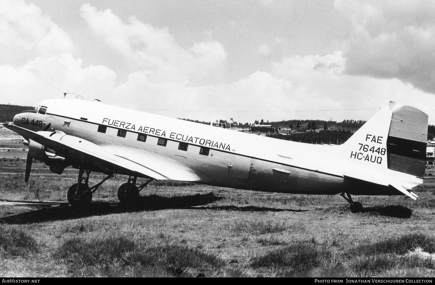 Aircraft Photo of FAE-76448 / HC-AUQ | Douglas C-47B Skytrain | Ecuador - Air Force | AirHistory.net #301778