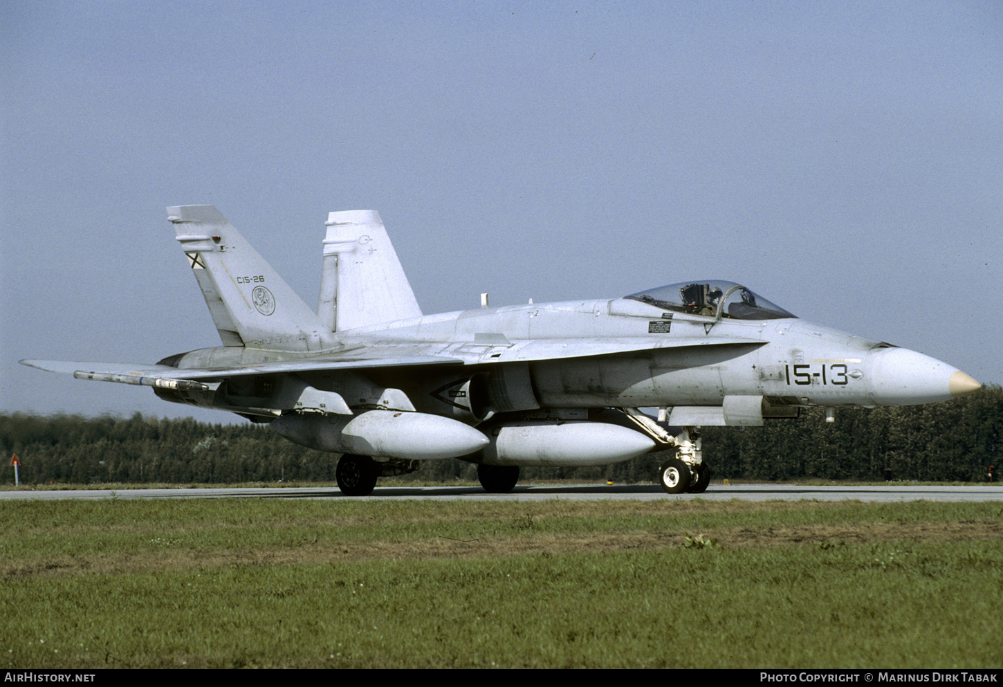 Aircraft Photo of C15-26 | McDonnell Douglas EF-18A Hornet | Spain - Air Force | AirHistory.net #301793