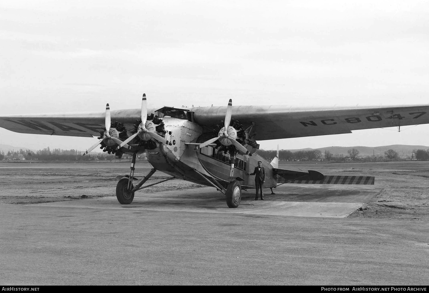 Aircraft Photo of NC8047 | Fokker F.10 | Western Air Express | AirHistory.net #301812