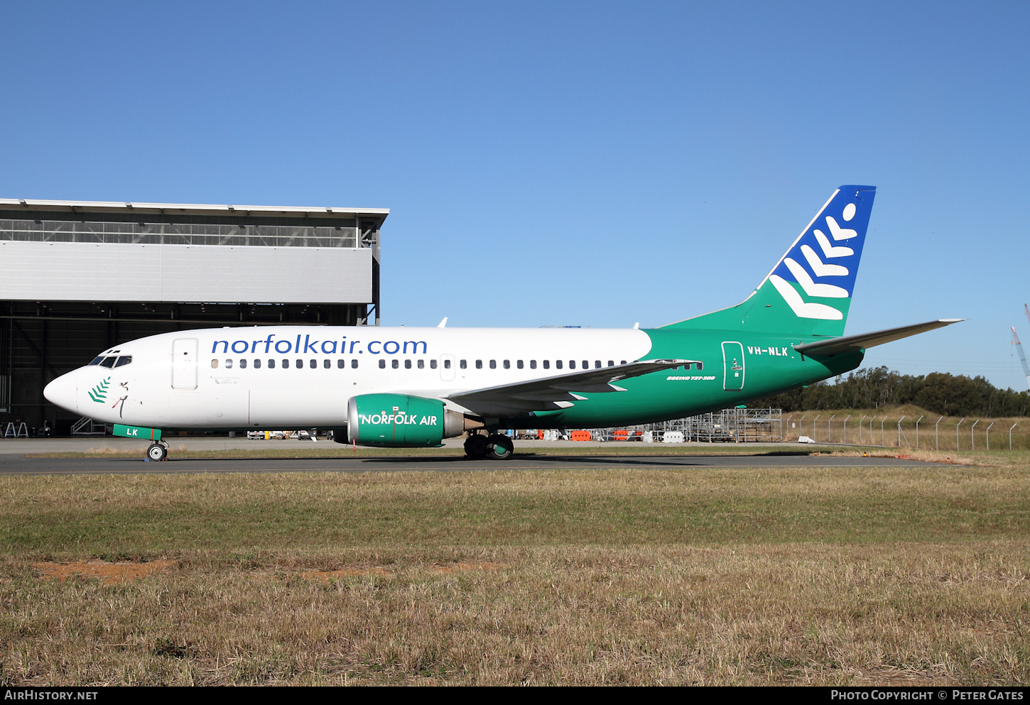 Aircraft Photo of VH-NLK | Boeing 737-33A | Norfolkair | AirHistory.net #301817