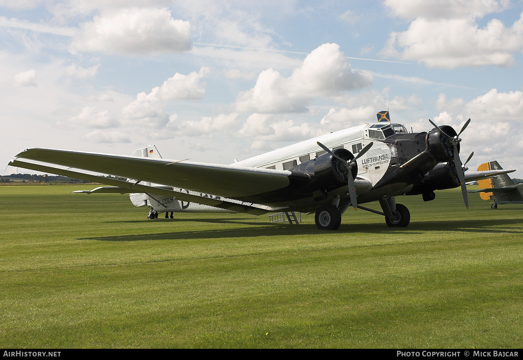 Aircraft Photo of D-CDLH / D-AQUI | Junkers Ju 52/3m g8e | Deutsche Luft Hansa | AirHistory.net #301829