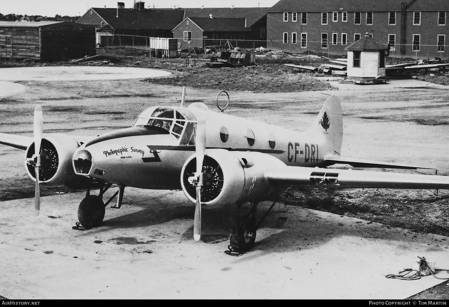 Aircraft Photo of CF-DRI | Avro 652A Anson V | Photographic Survey | AirHistory.net #301839