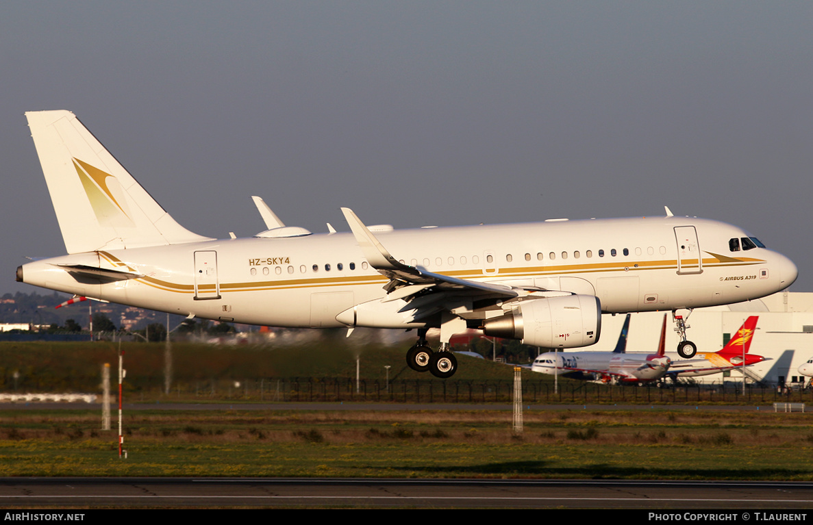 Aircraft Photo of HZ-SKY4 | Airbus ACJ319 (A319-115/CJ) | Sky Prime Aviation Services | AirHistory.net #301845