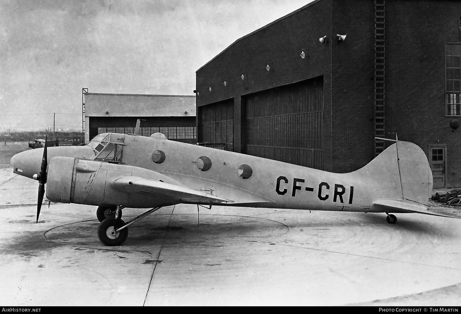Aircraft Photo of CF-CRI | Avro 652A Anson V | AirHistory.net #301854