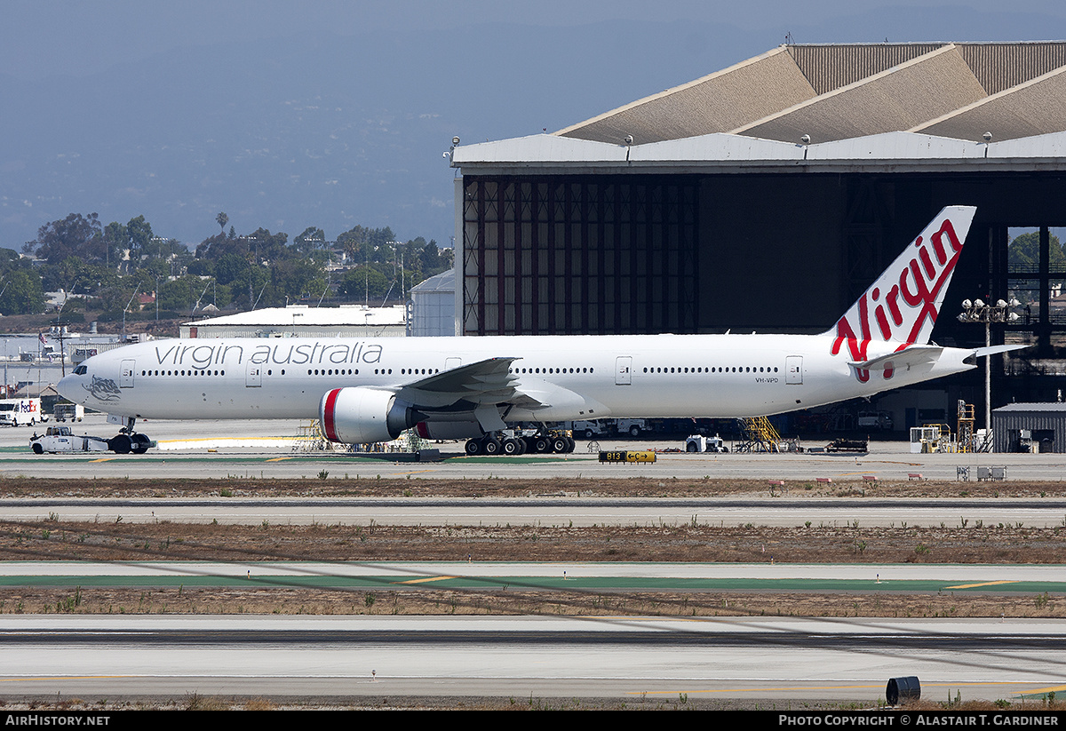 Aircraft Photo of VH-VPD | Boeing 777-3ZG/ER | Virgin Australia Airlines | AirHistory.net #301870