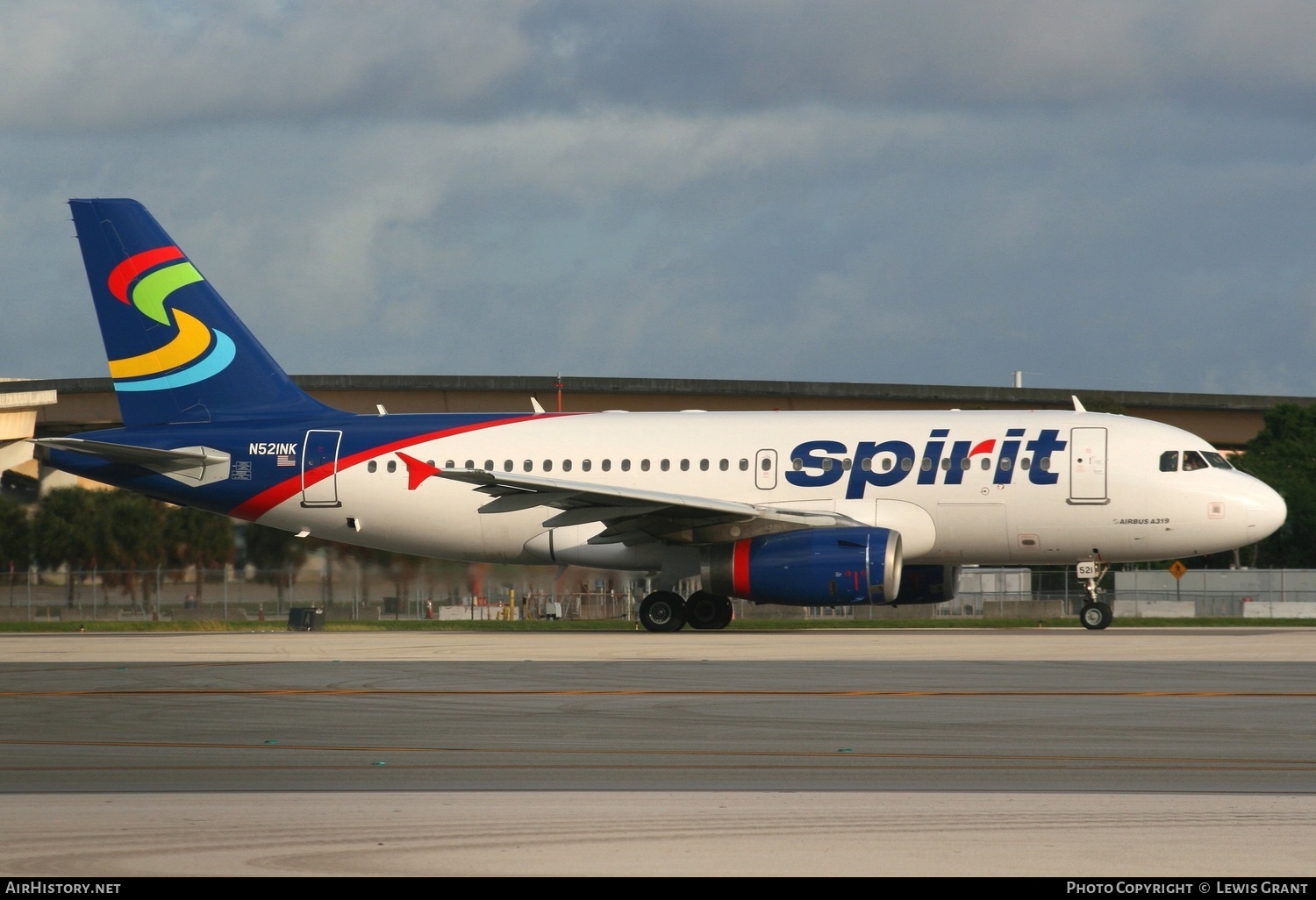 Aircraft Photo of N521NK | Airbus A319-132 | Spirit Airlines | AirHistory.net #301898