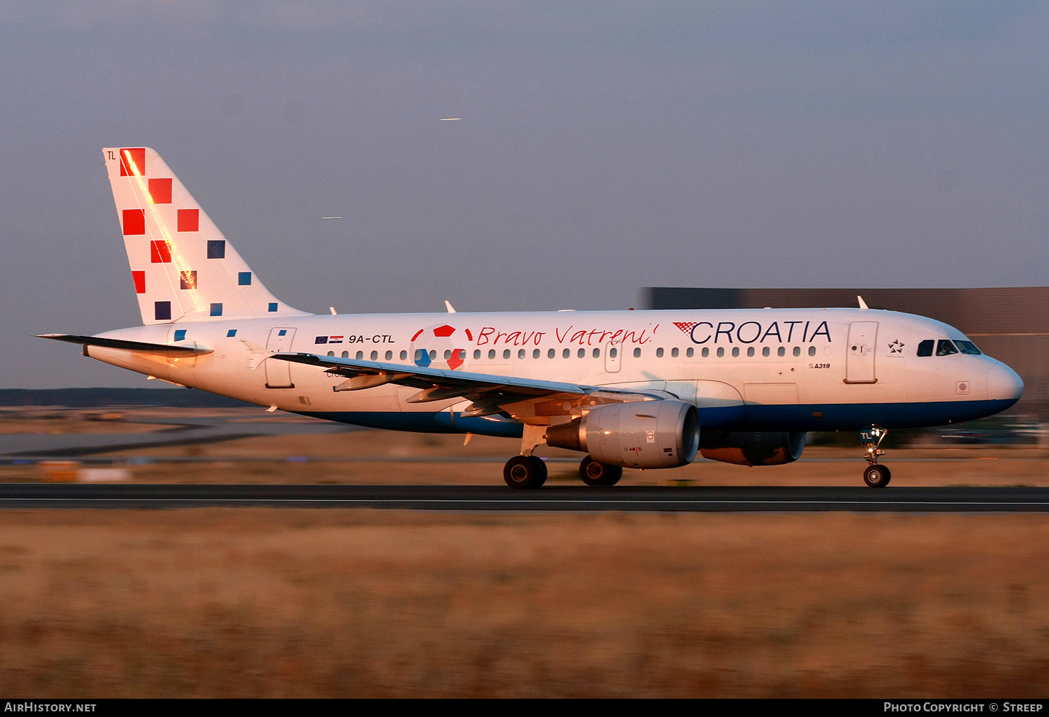 Aircraft Photo of 9A-CTL | Airbus A319-112 | Croatia Airlines | AirHistory.net #301906