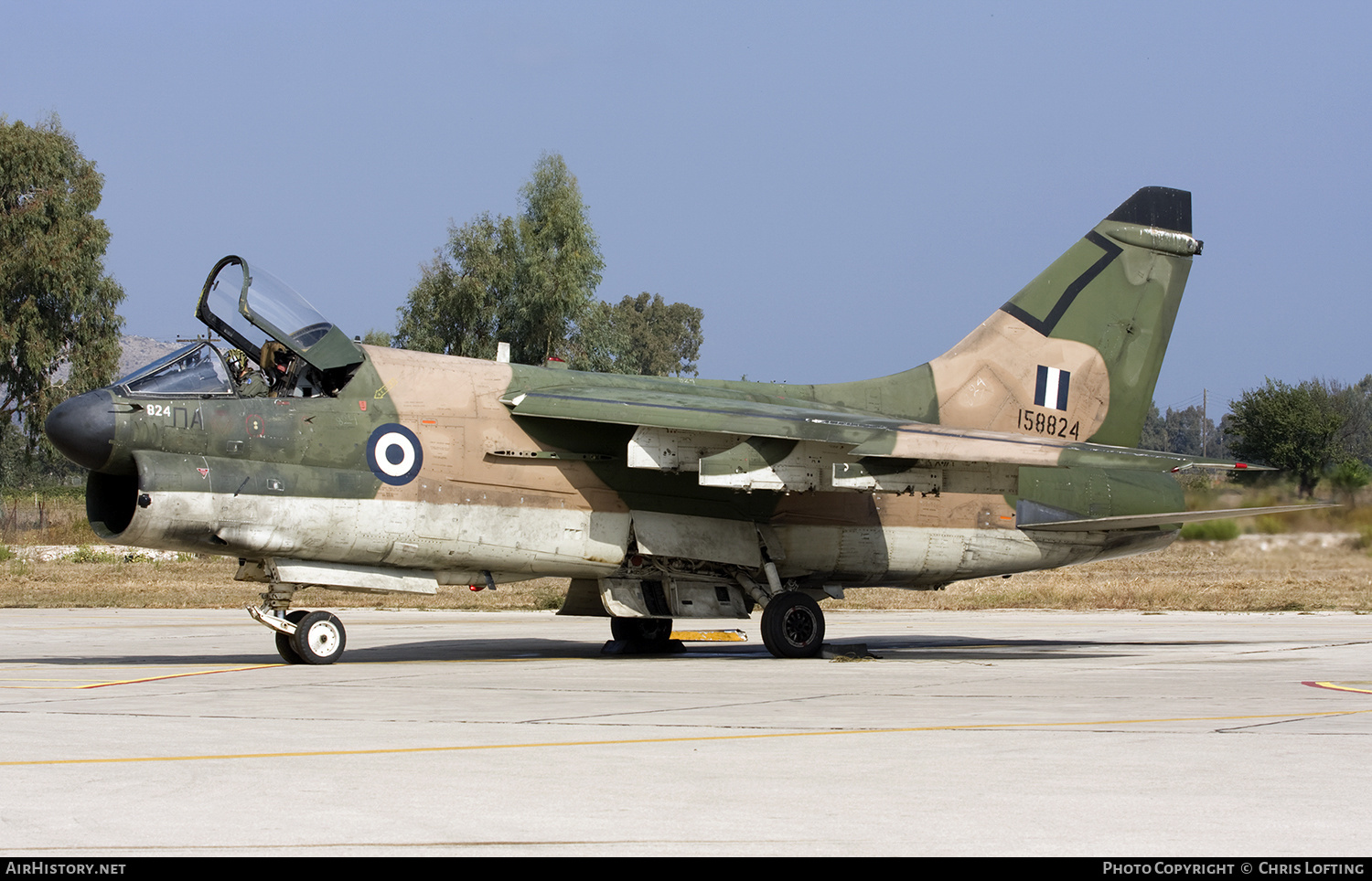 Aircraft Photo of 158824 | LTV A-7E Corsair II | Greece - Air Force | AirHistory.net #301920
