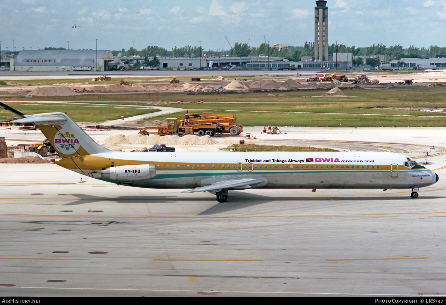 Aircraft Photo of 9Y-TFG | McDonnell Douglas DC-9-51 | BWIA International - Trinidad and Tobago Airways | AirHistory.net #301926