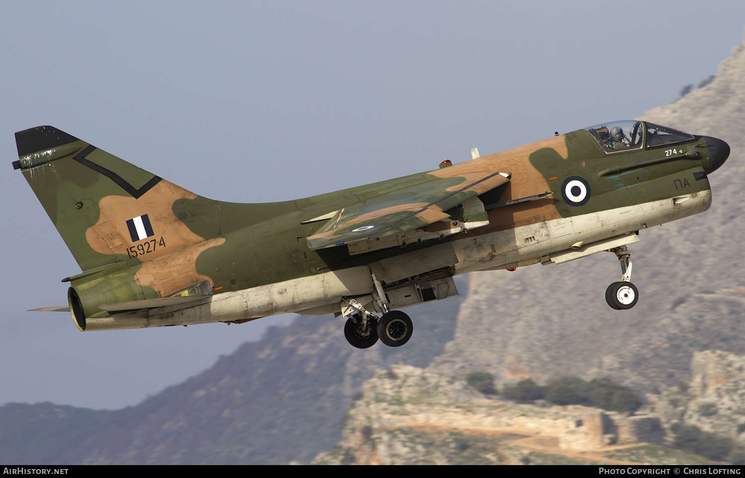 Aircraft Photo of 159274 | LTV A-7E Corsair II | Greece - Air Force | AirHistory.net #301932