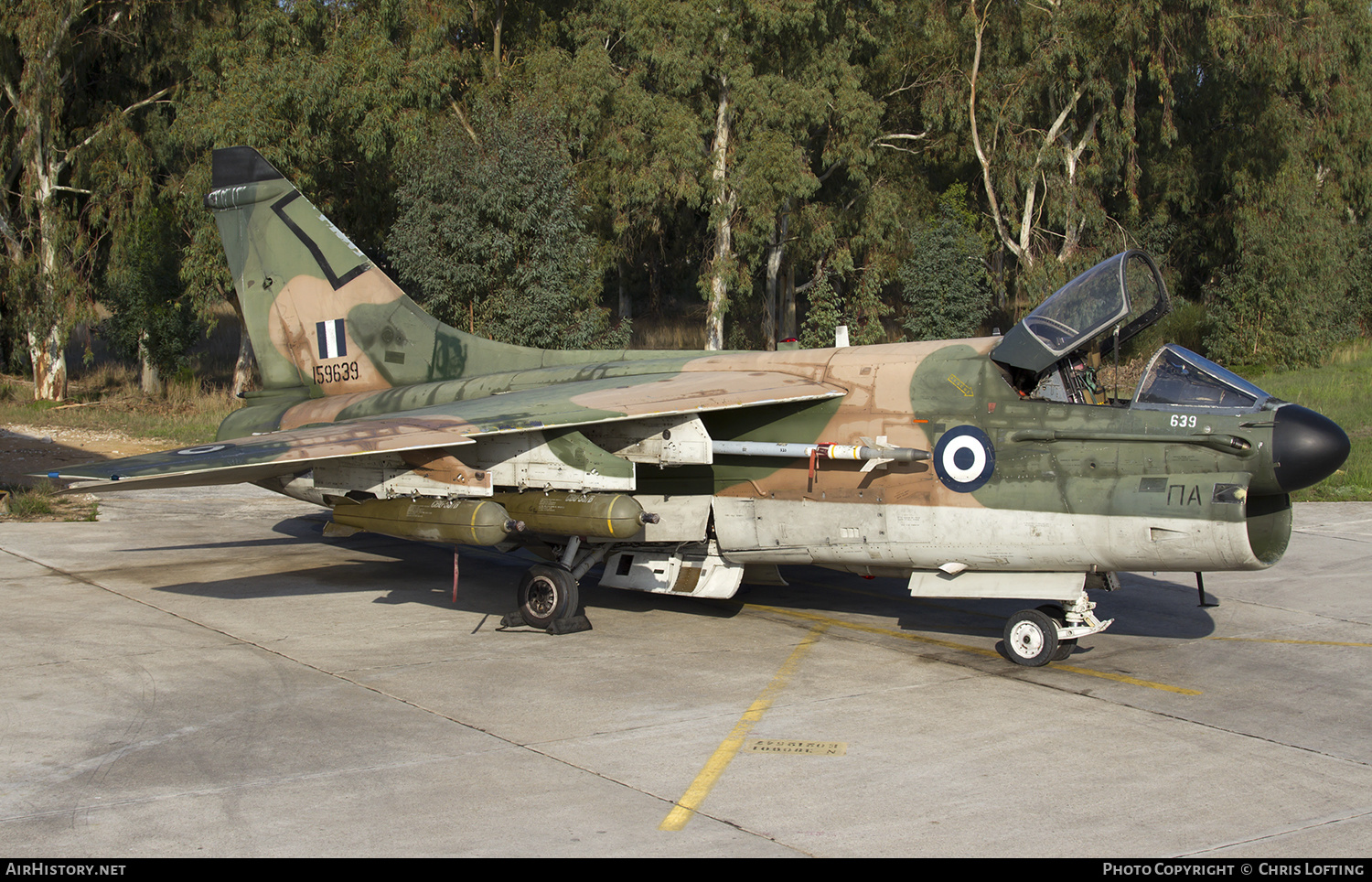 Aircraft Photo of 159639 | LTV A-7E Corsair II | Greece - Air Force | AirHistory.net #301933