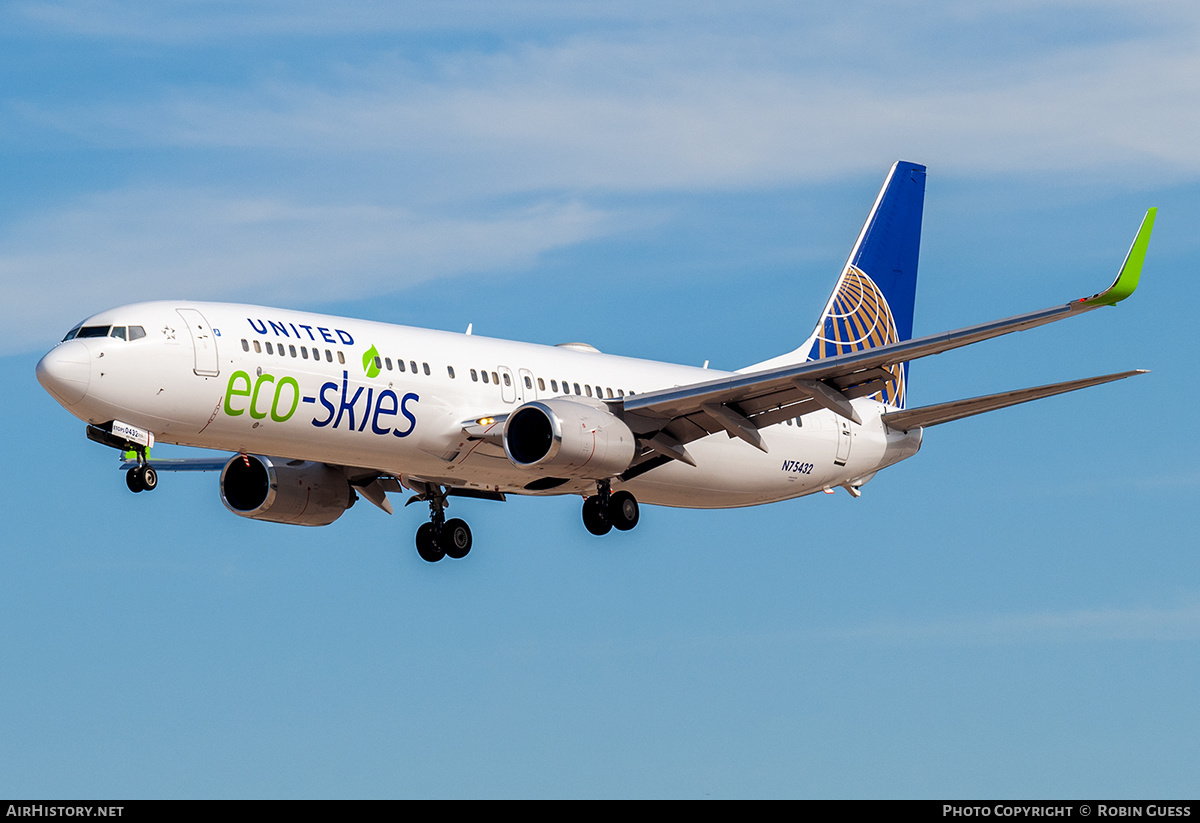 Aircraft Photo of N75432 | Boeing 737-924/ER | United Airlines | AirHistory.net #301946