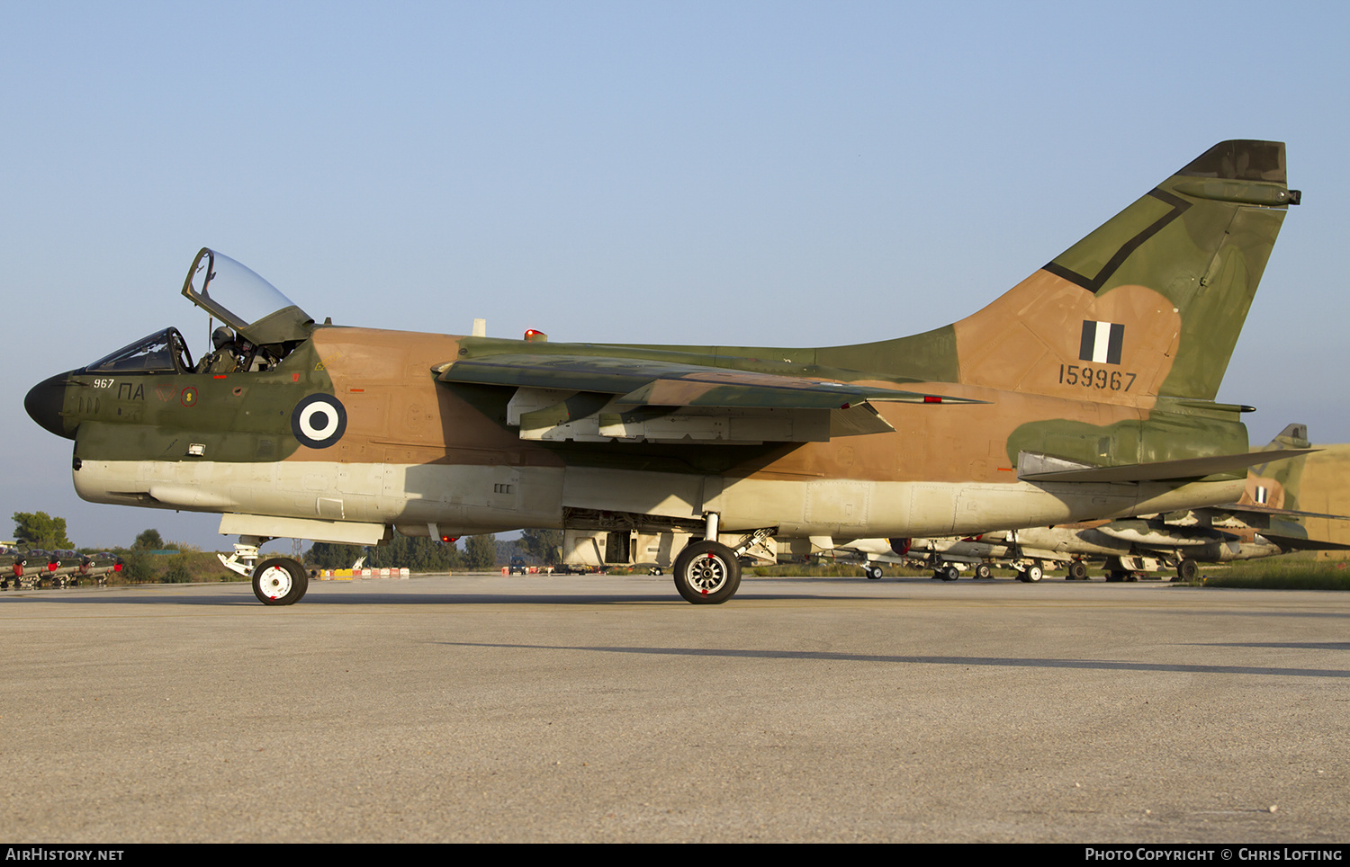 Aircraft Photo of 159967 | Vought A-7E Corsair II | Greece - Air Force | AirHistory.net #301949