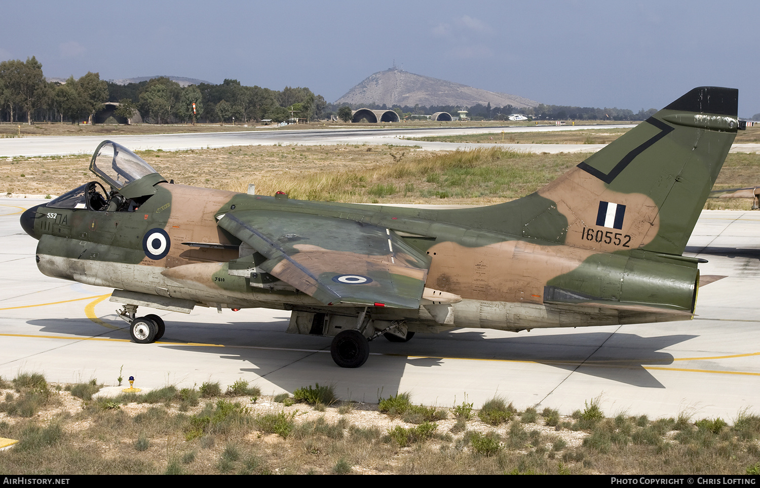 Aircraft Photo of 160552 | Vought A-7E Corsair II | Greece - Air Force | AirHistory.net #301960