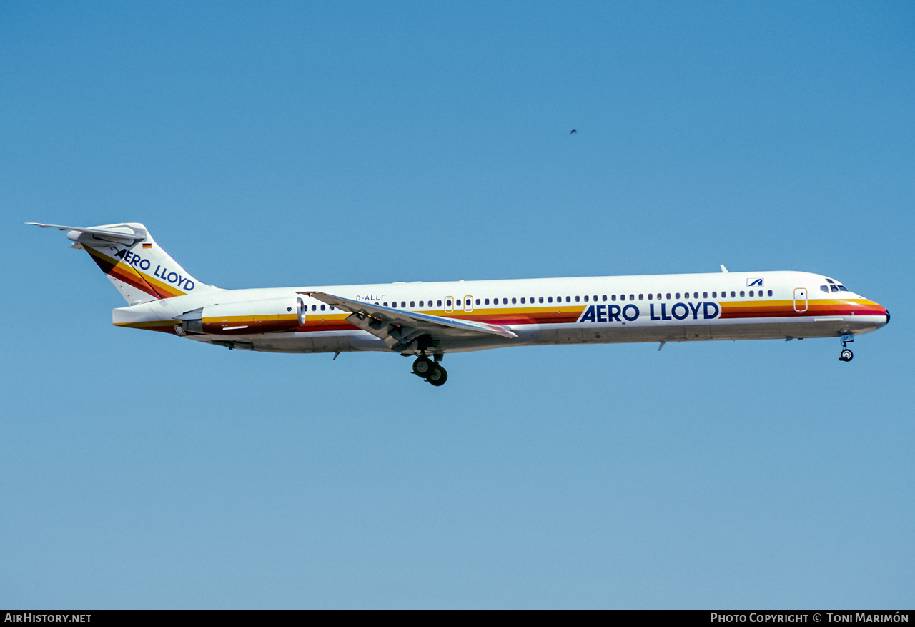 Aircraft Photo of D-ALLF | McDonnell Douglas MD-83 (DC-9-83) | Aero Lloyd | AirHistory.net #302058