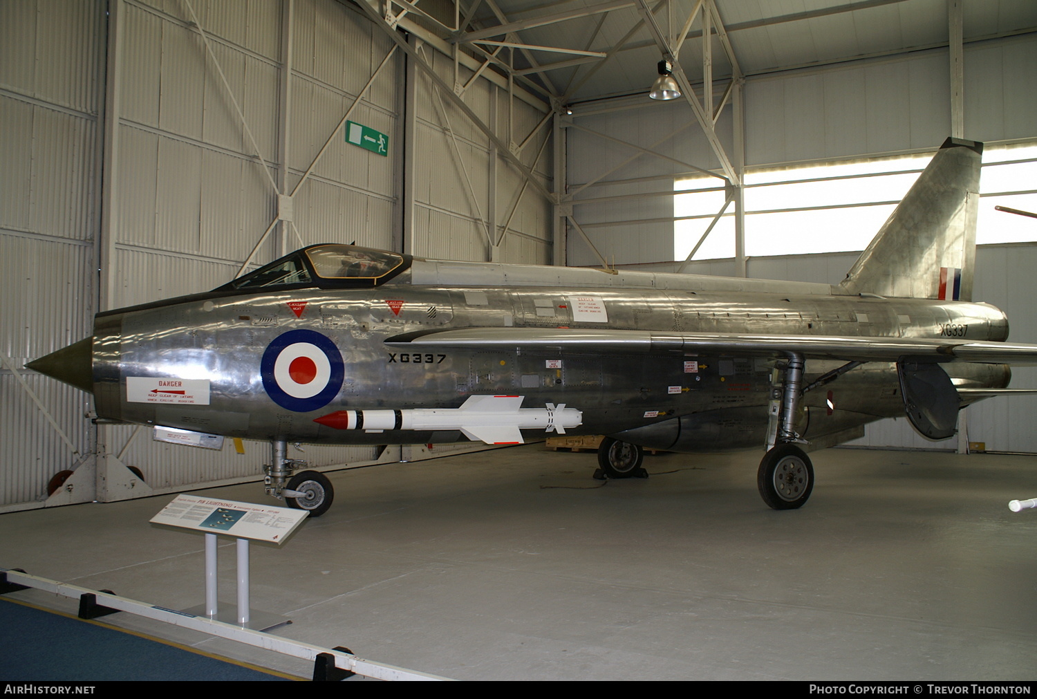 Aircraft Photo of XG337 | English Electric Lightning F1 | UK - Air Force | AirHistory.net #302061