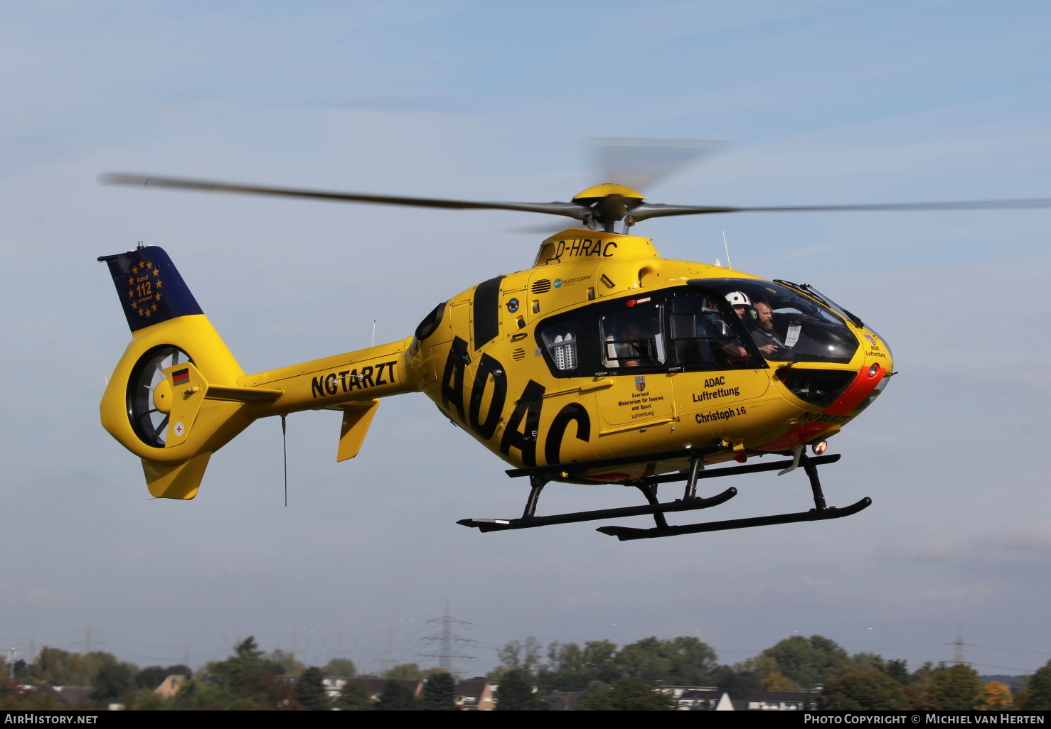 Aircraft Photo of D-HRAC | Eurocopter EC-135P-2+ | ADAC Luftrettung | AirHistory.net #302127