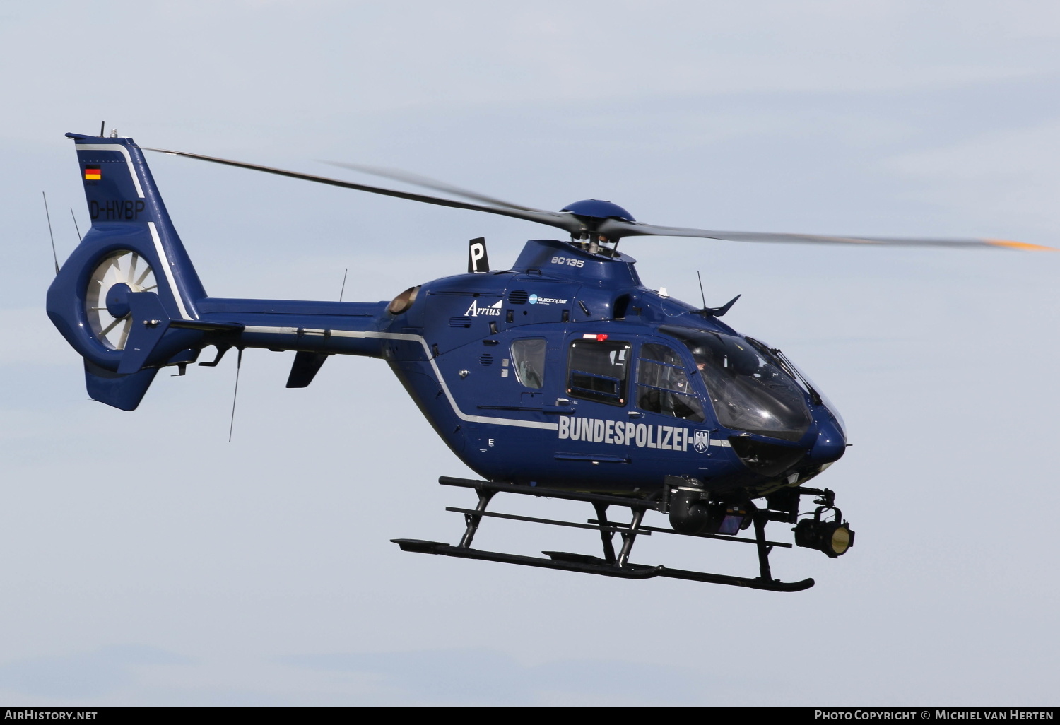 Aircraft Photo of D-HVBP | Eurocopter EC-135T-2+ | Bundespolizei | AirHistory.net #302133