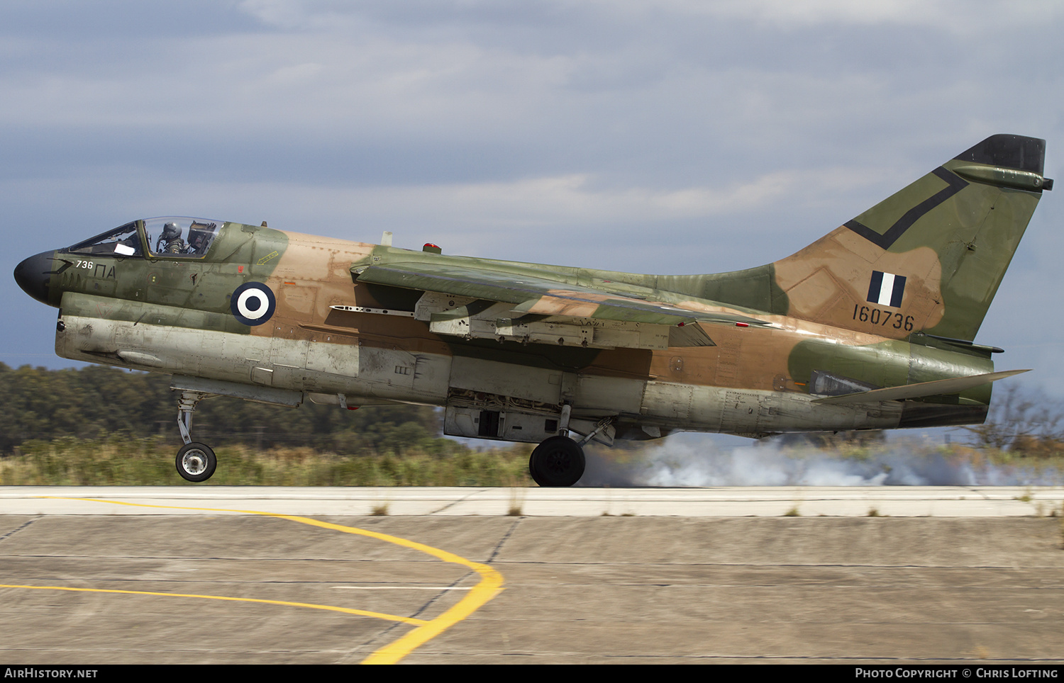 Aircraft Photo of 160736 | Vought A-7E Corsair II | Greece - Air Force | AirHistory.net #302139