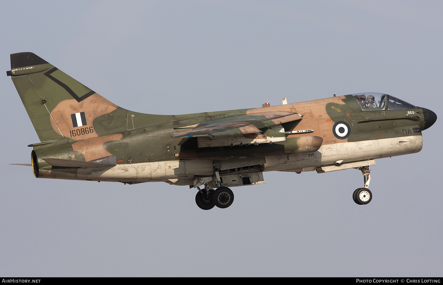 Aircraft Photo of 160866 | Vought A-7E Corsair II | Greece - Air Force | AirHistory.net #302148