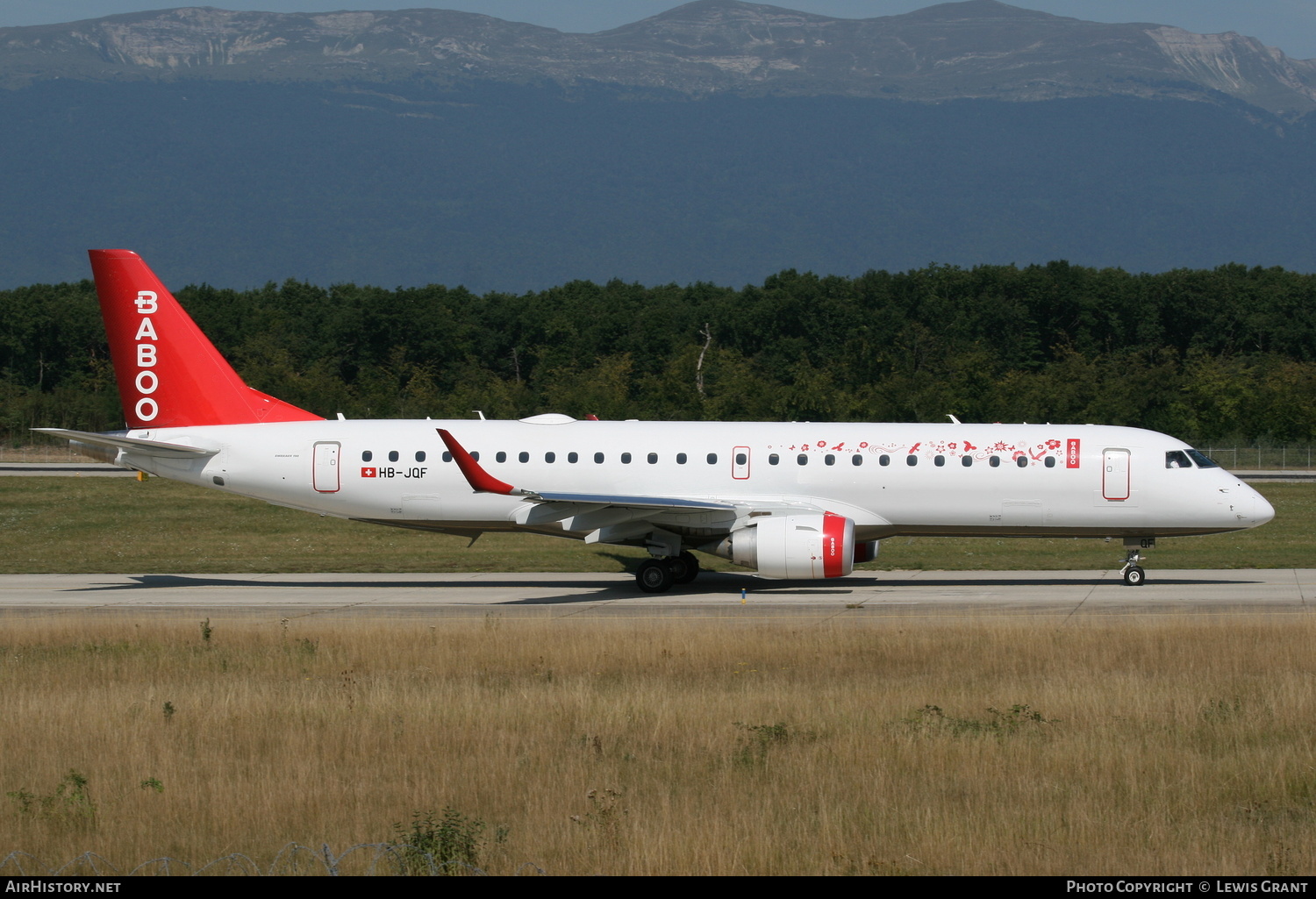 Aircraft Photo of HB-JQF | Embraer 190LR (ERJ-190-100LR) | Baboo | AirHistory.net #302162