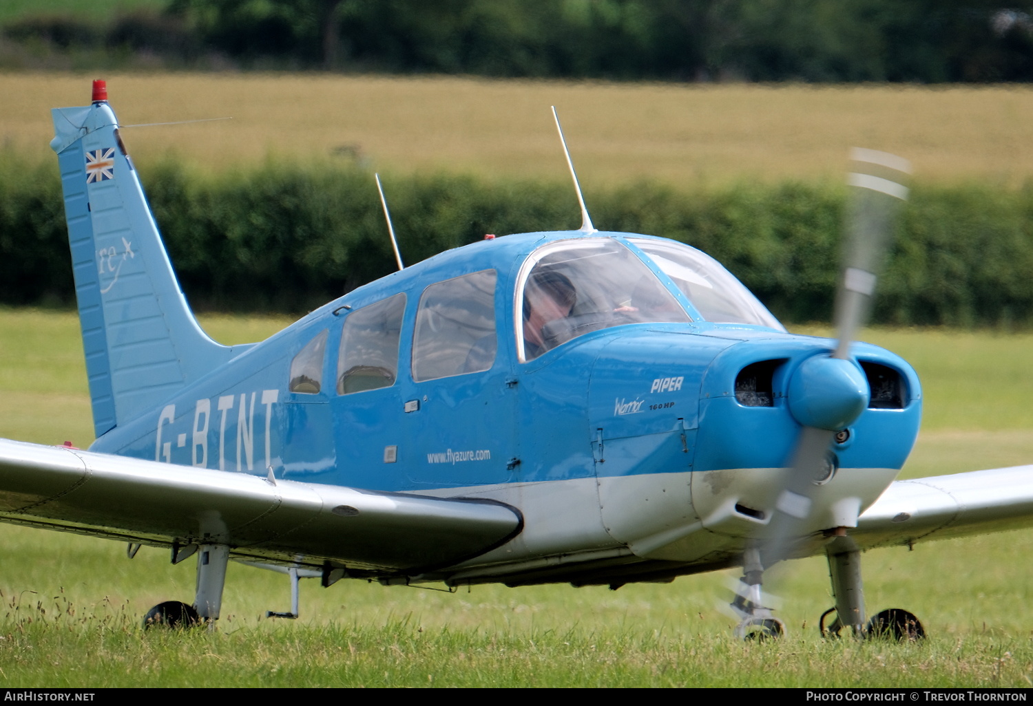Aircraft Photo of G-BTNT | Piper PA-28-151(160) Cherokee Warrior | Azure Flying Club | AirHistory.net #302176