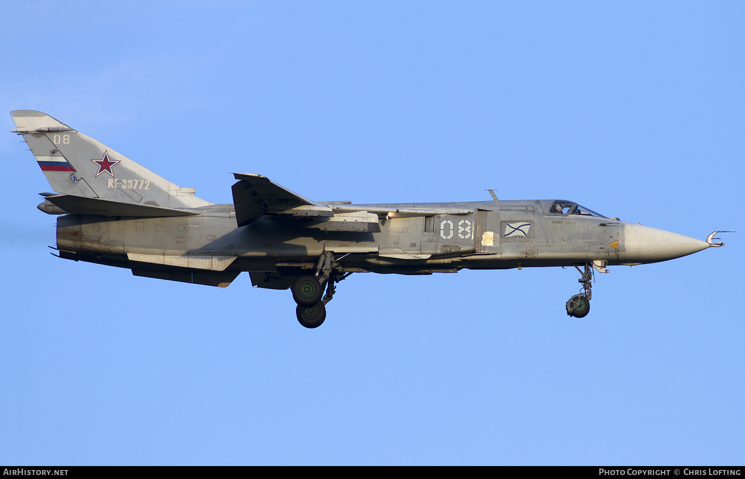 Aircraft Photo of RF-33772 | Sukhoi Su-24 | Russia - Navy | AirHistory.net #302194
