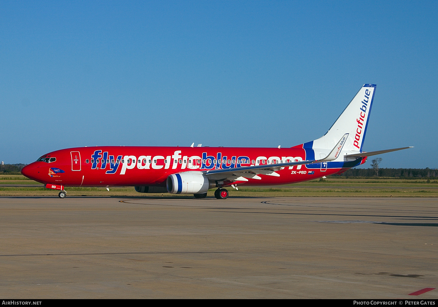 Aircraft Photo of ZK-PBD | Boeing 737-8FE | Pacific Blue Airlines | AirHistory.net #302215