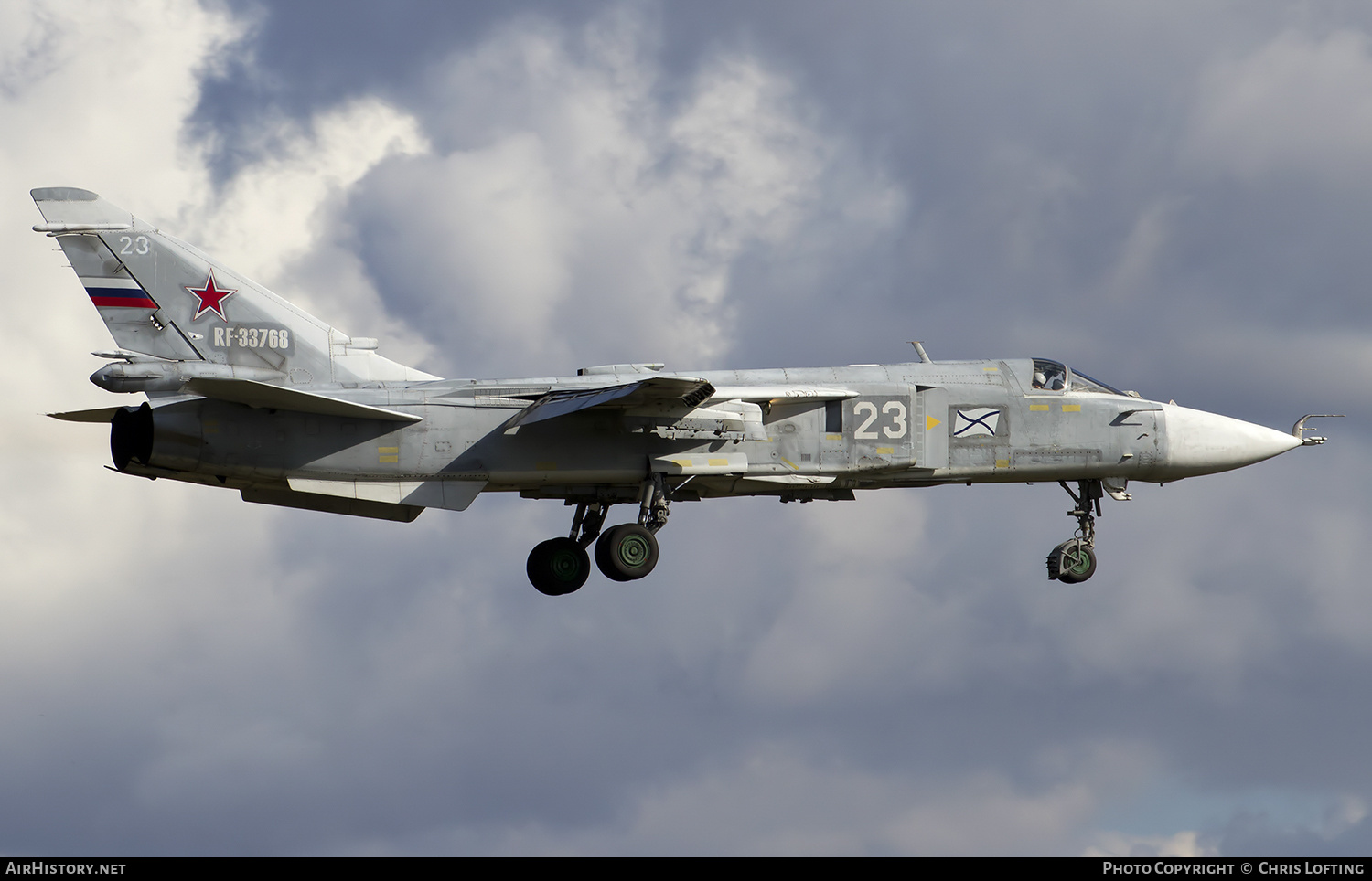 Aircraft Photo of RF-33768 | Sukhoi Su-24 | Russia - Navy | AirHistory.net #302219