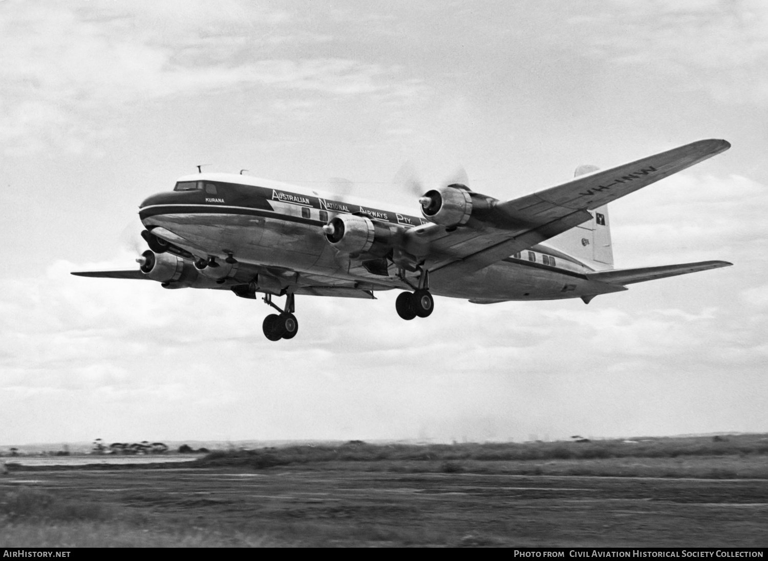 Aircraft Photo of VH-INW | Douglas DC-6 | Australian National Airways - ANA | AirHistory.net #302223