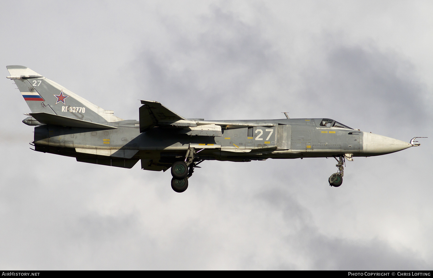 Aircraft Photo of RF-33770 | Sukhoi Su-24 | Russia - Navy | AirHistory.net #302232