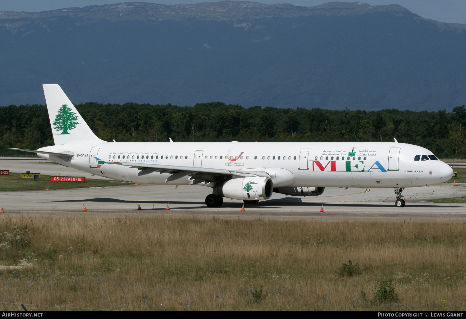Aircraft Photo of F-ORME | Airbus A321-231 | MEA - Middle East Airlines | AirHistory.net #302253