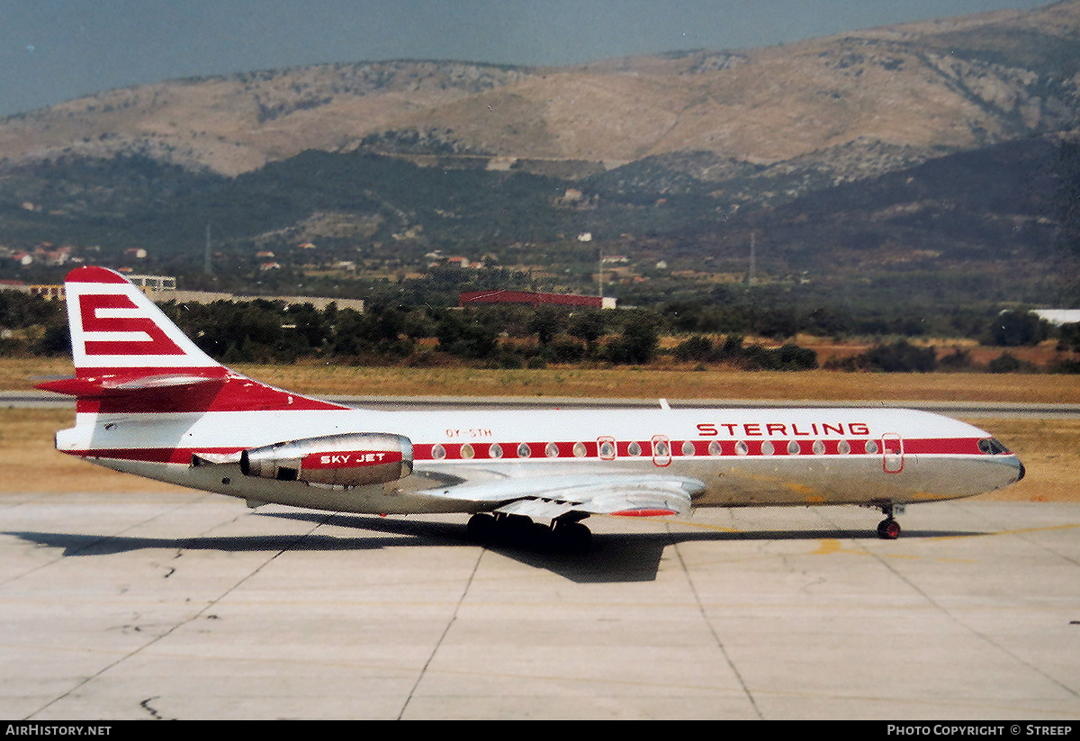 Aircraft Photo of OY-STH | Sud SE-210 Caravelle 10B3 Super B | Sterling Airways | AirHistory.net #302260