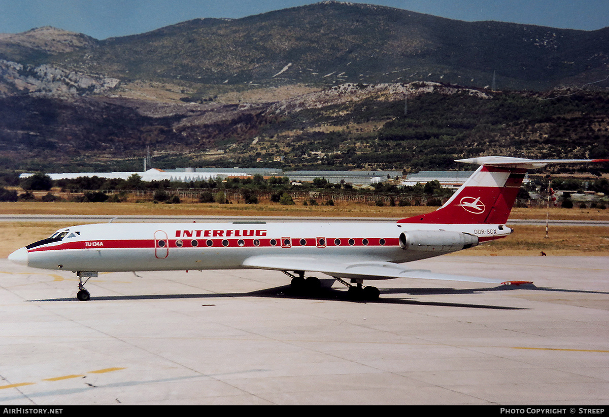 Aircraft Photo of DDR-SCX | Tupolev Tu-134A | Interflug | AirHistory.net #302261