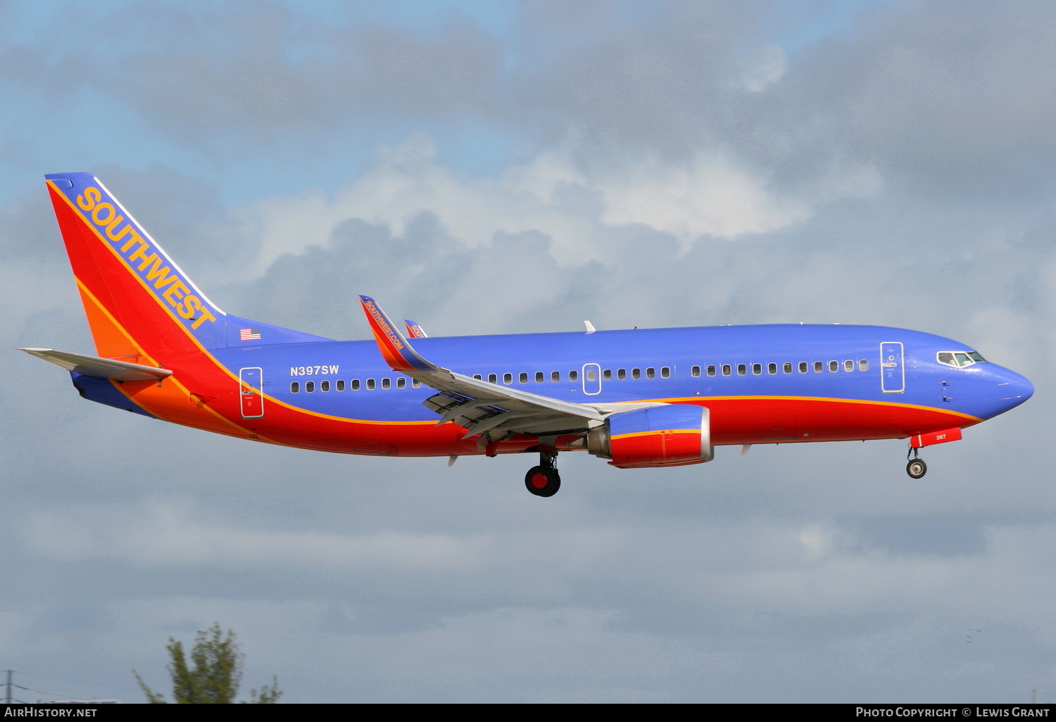 Aircraft Photo of N397SW | Boeing 737-3H4 | Southwest Airlines | AirHistory.net #302275