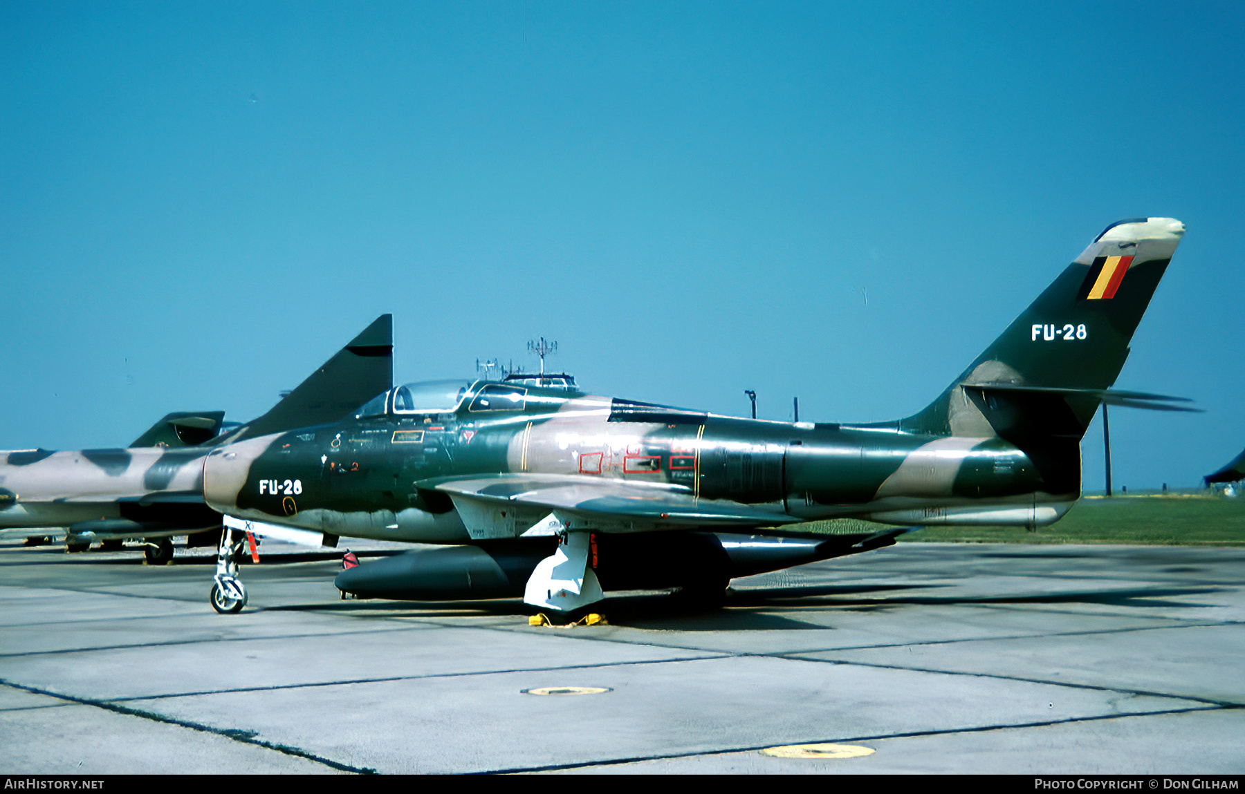 Aircraft Photo of FU-28 | Republic F-84F Thunderstreak | Belgium - Air Force | AirHistory.net #302290