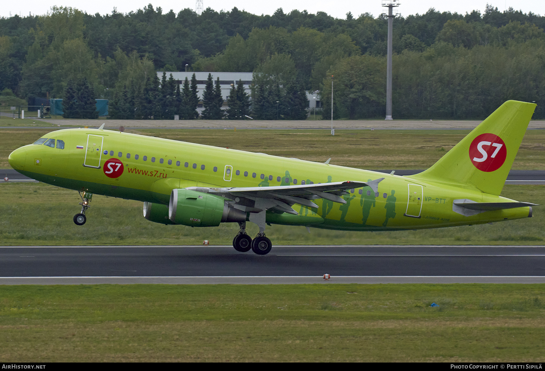Aircraft Photo of VP-BTT | Airbus A319-114 | S7 Airlines | AirHistory.net #302324