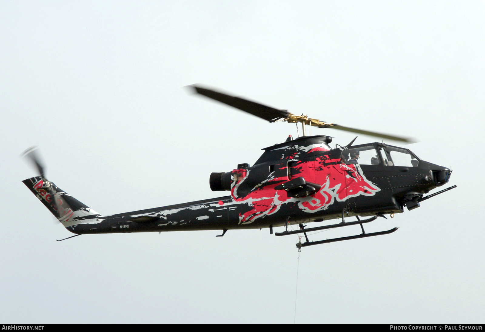 Aircraft Photo of N11FX | Bell TAH-1F Cobra (209) | Red Bull | AirHistory.net #302326