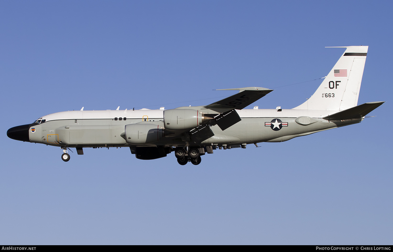 Aircraft Photo of 61-2663 / AF61-663 | Boeing RC-135S | USA - Air Force | AirHistory.net #302335