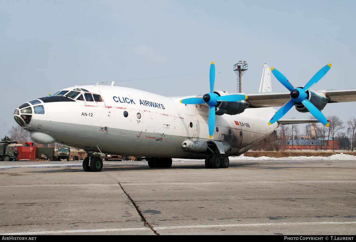 Aircraft Photo of EX-169 | Antonov An-12BP | Click Airways | AirHistory.net #302354