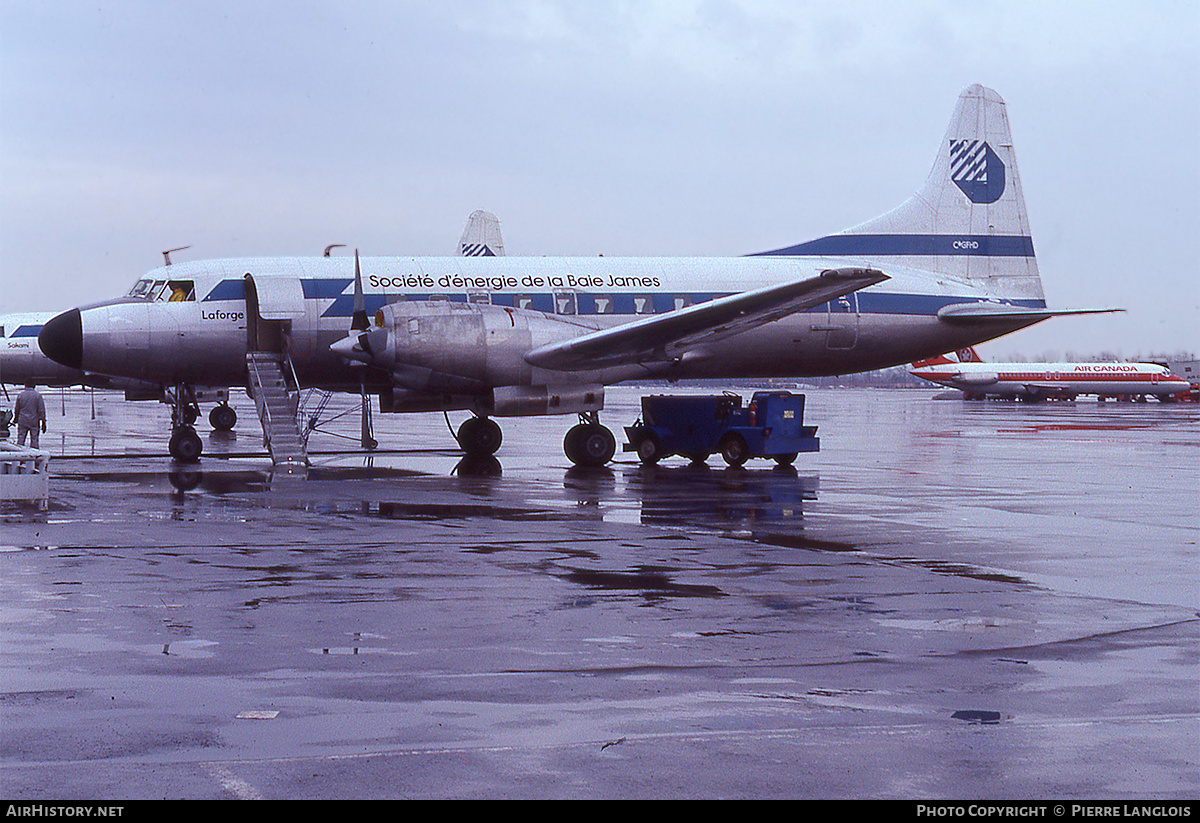 Aircraft Photo of C-GFHD | Convair 580 | Société d'Énergie de la Baie James | AirHistory.net #302363