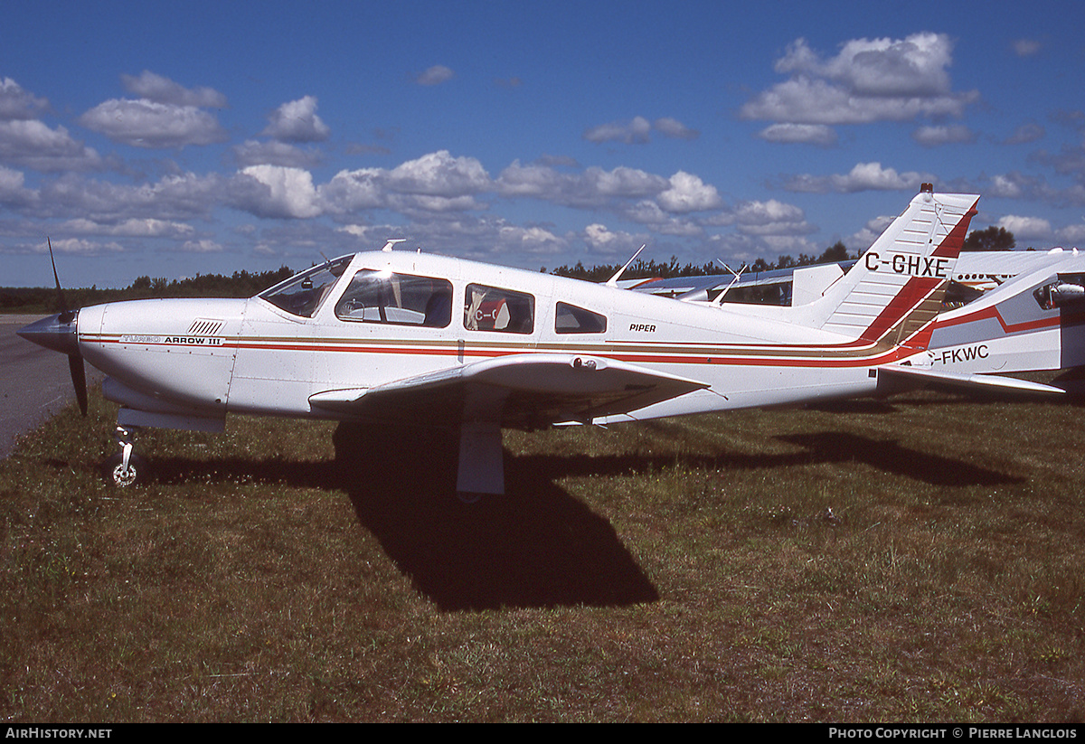 Aircraft Photo of C-GHXE | Piper PA-28R-201T Turbo Arrow III | AirHistory.net #302368