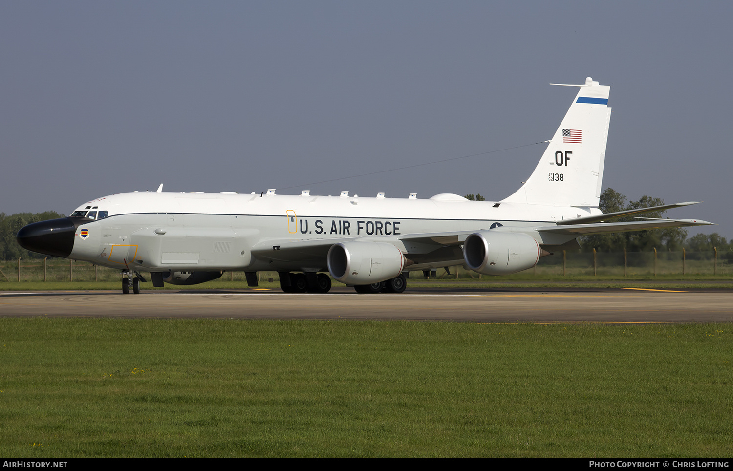 Aircraft Photo of 62-4138 / AF64-138 | Boeing RC-135W | USA - Air Force | AirHistory.net #302377