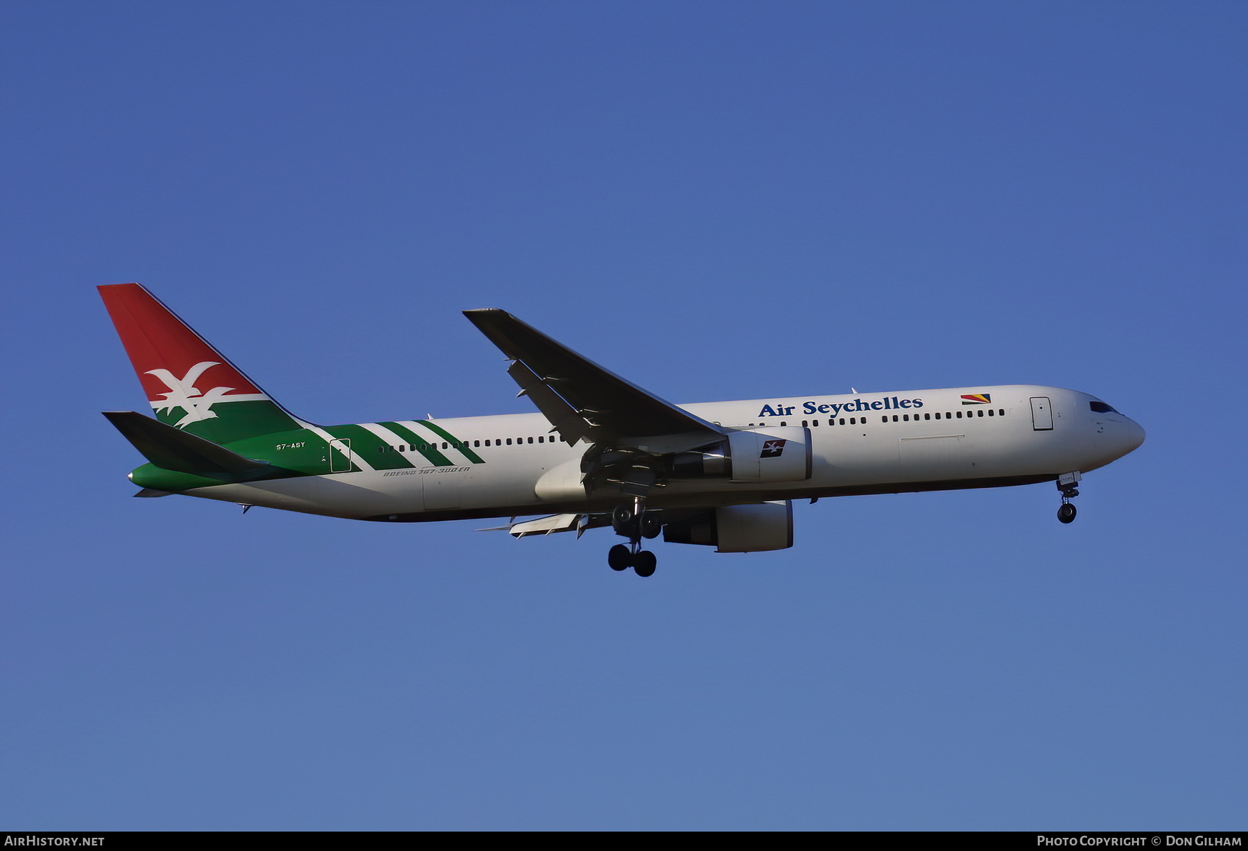 Aircraft Photo of S7-ASY | Boeing 767-3Q8/ER | Air Seychelles | AirHistory.net #302389