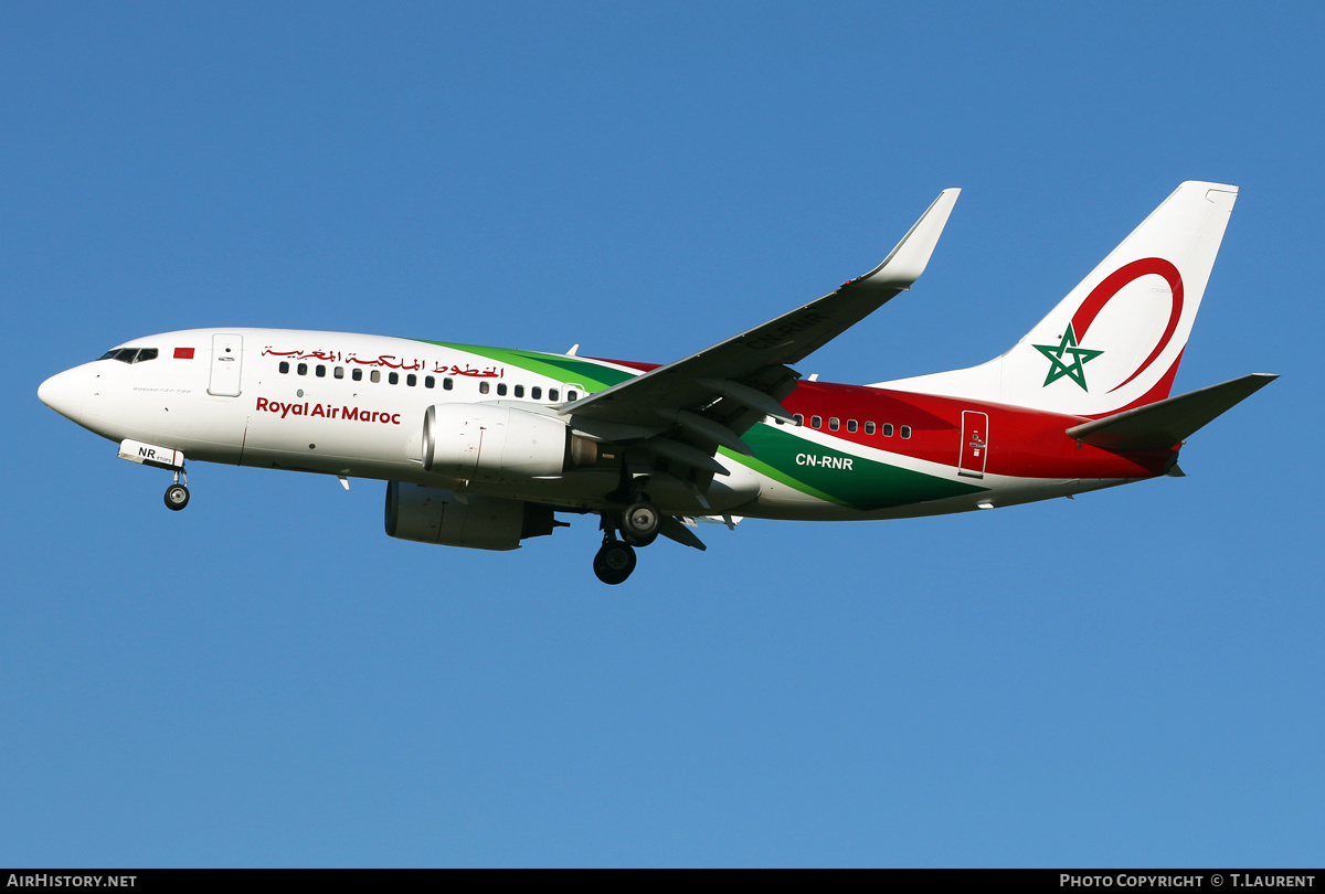 Aircraft Photo of CN-RNR | Boeing 737-7B6 | Royal Air Maroc - RAM | AirHistory.net #302426