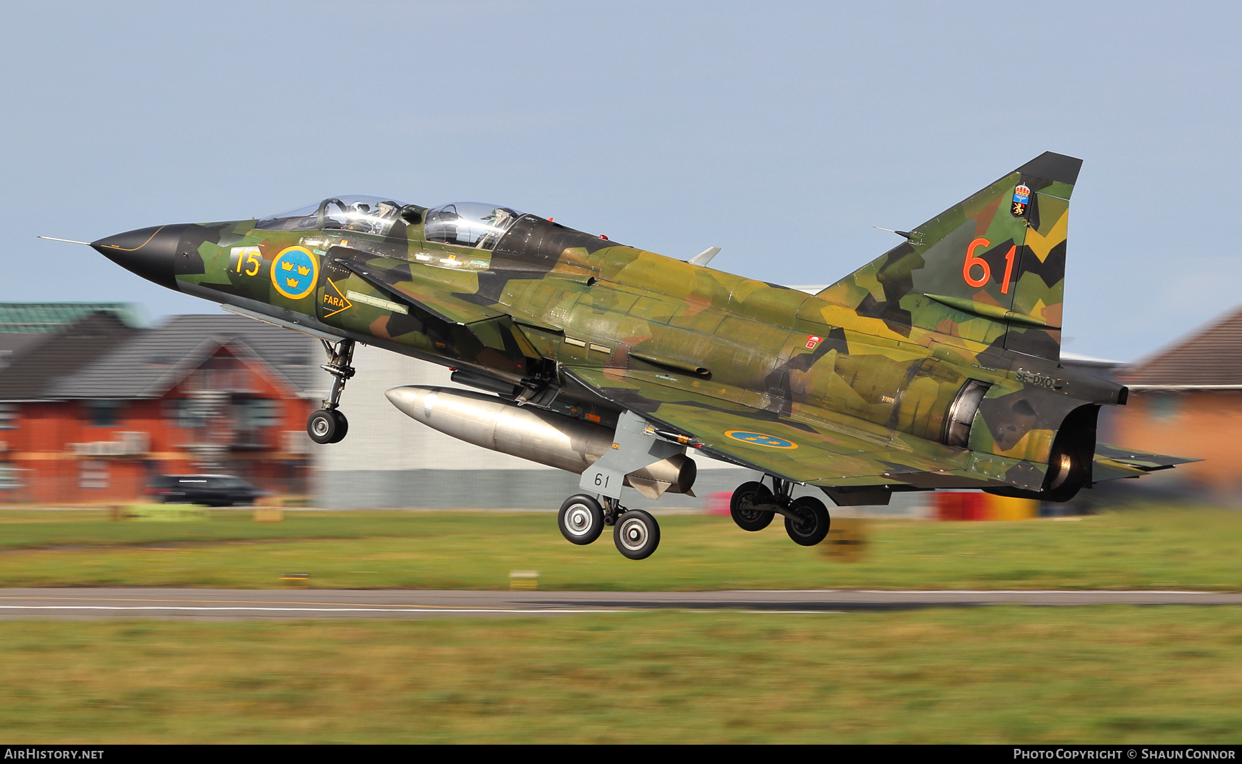 Aircraft Photo of SE-DXO / 37809 | Saab Sk37E Viggen | Sweden - Air Force | AirHistory.net #302452